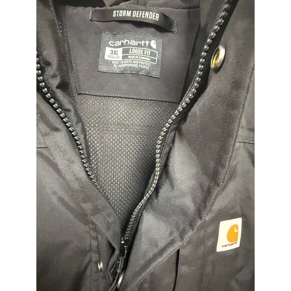 New with imperfections Carhartt mens Storm Defender Loose Fit Heavyweight Jacket - Picture 4 of 8